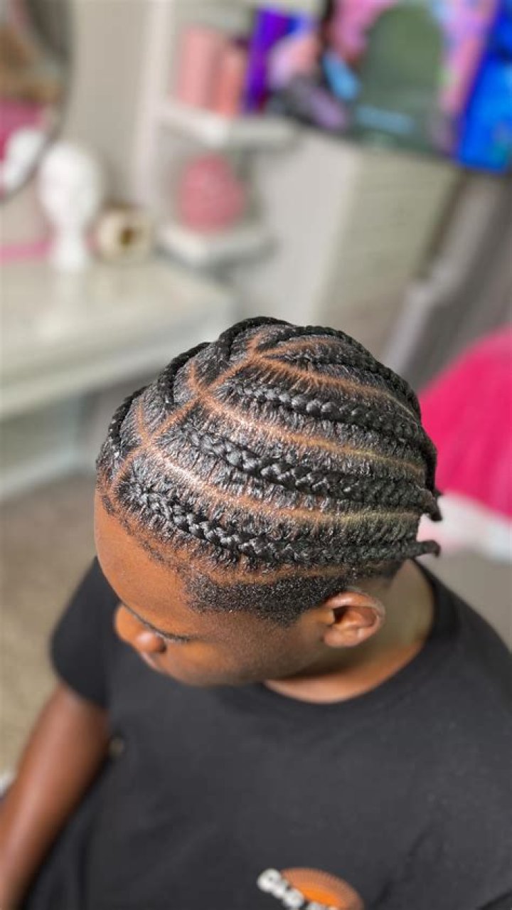 Image result for cornrows middle part goddessbraids Natuurlijk haar