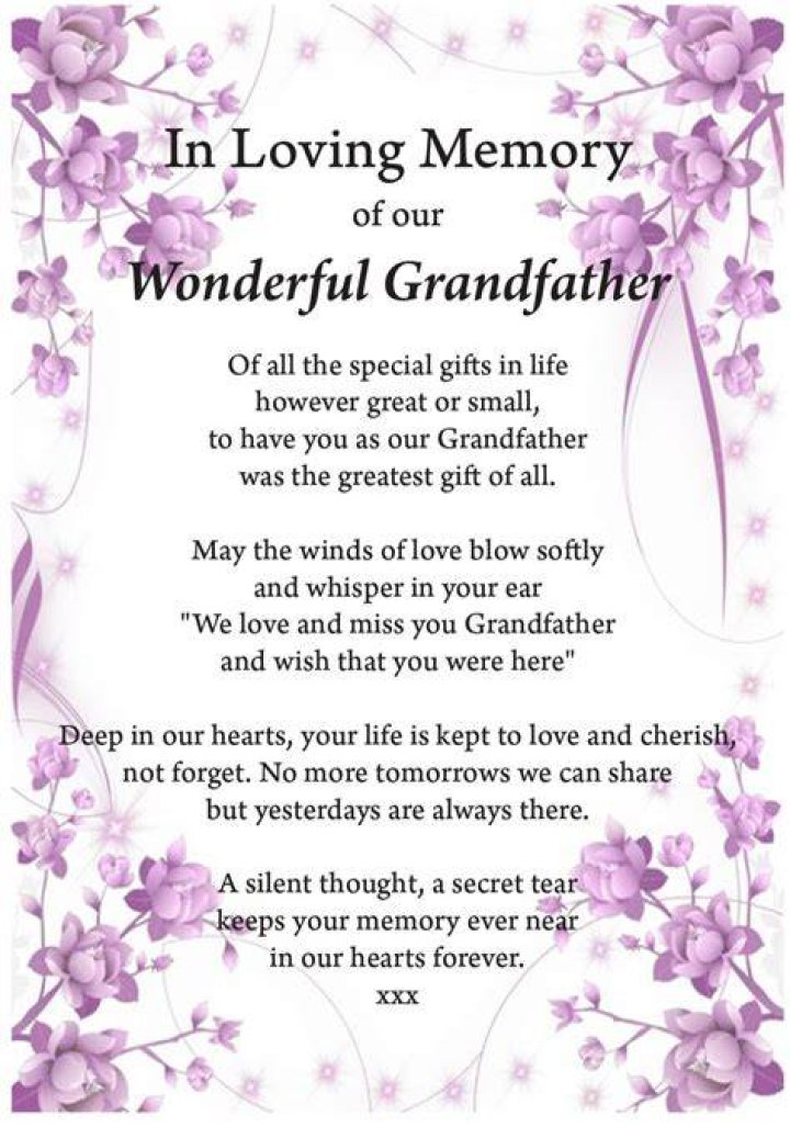 In Loving Memory Grandpa Quotes. QuotesGram