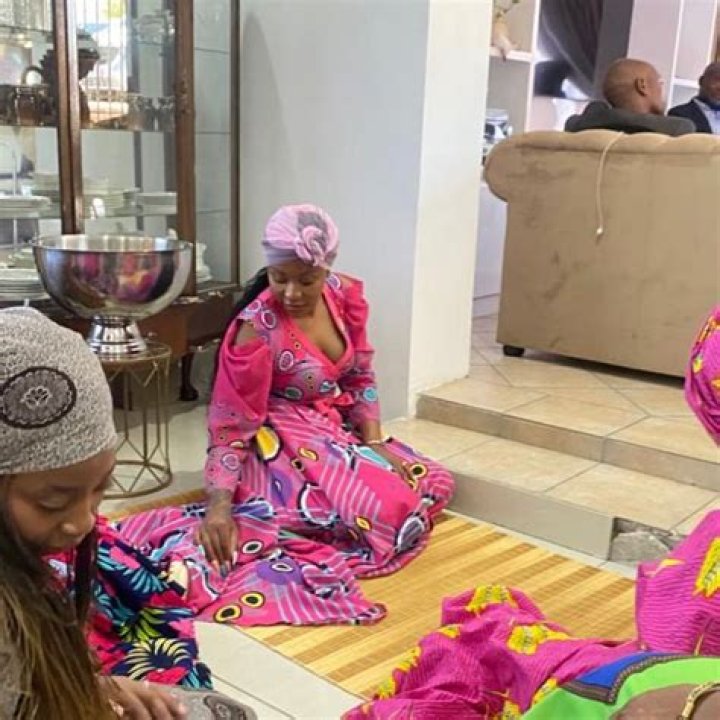In Pictures DJ Zinhle shares photos of her traditional wedding