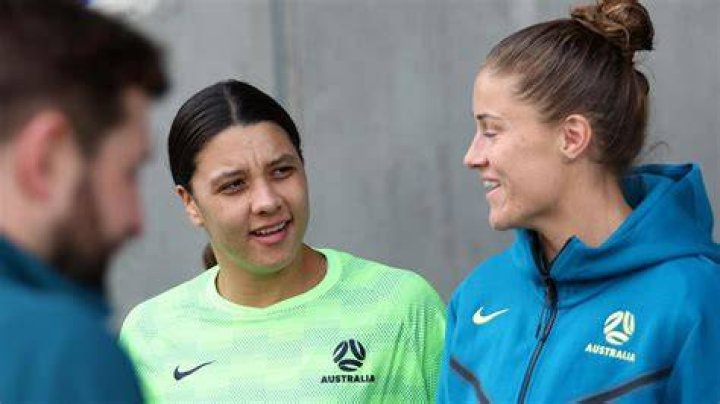 Injured Sam Kerr watches on from sidelines as Matildas return to