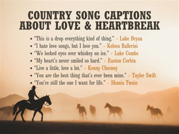 Insta Captions Country Songs Country Insta Captions insta captions