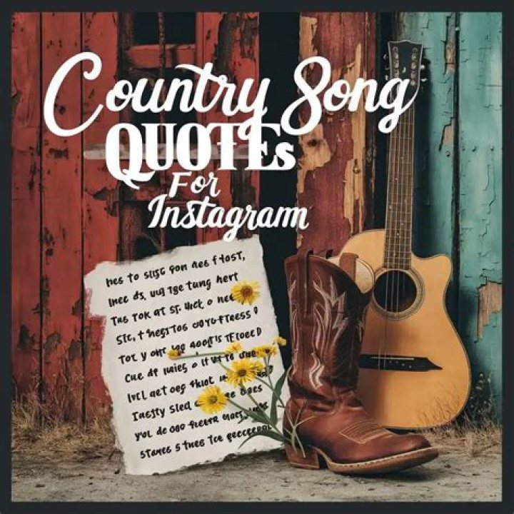 Instagram 30 best country song lyrics to use for captions