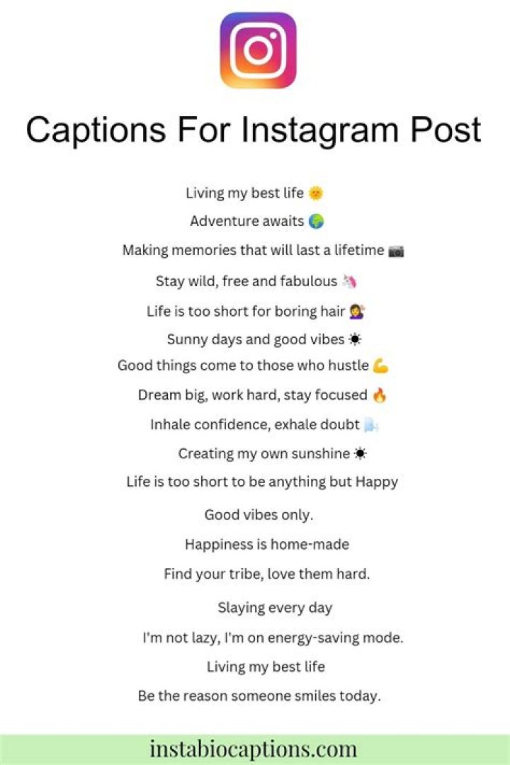 Instagram Photo Post Captions 30+ Best Instagram Captions For 2021