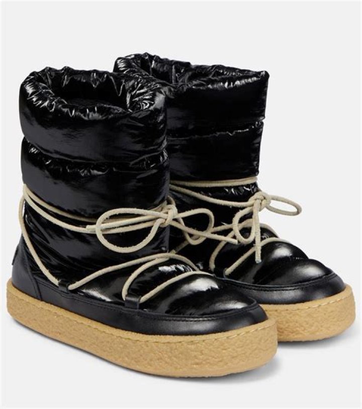 Isabel Marant Zimlee Padded Snow Boots in Black Lyst