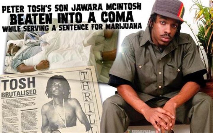 Jawara McIntosh, Son of Peter Tosh, Beaten Into A Coma While Serving 6