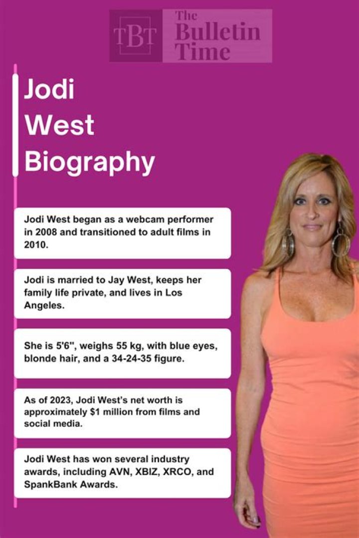 Jodi West Biography, Age, Real Name, Nationality, Wiki, Photos, Videos