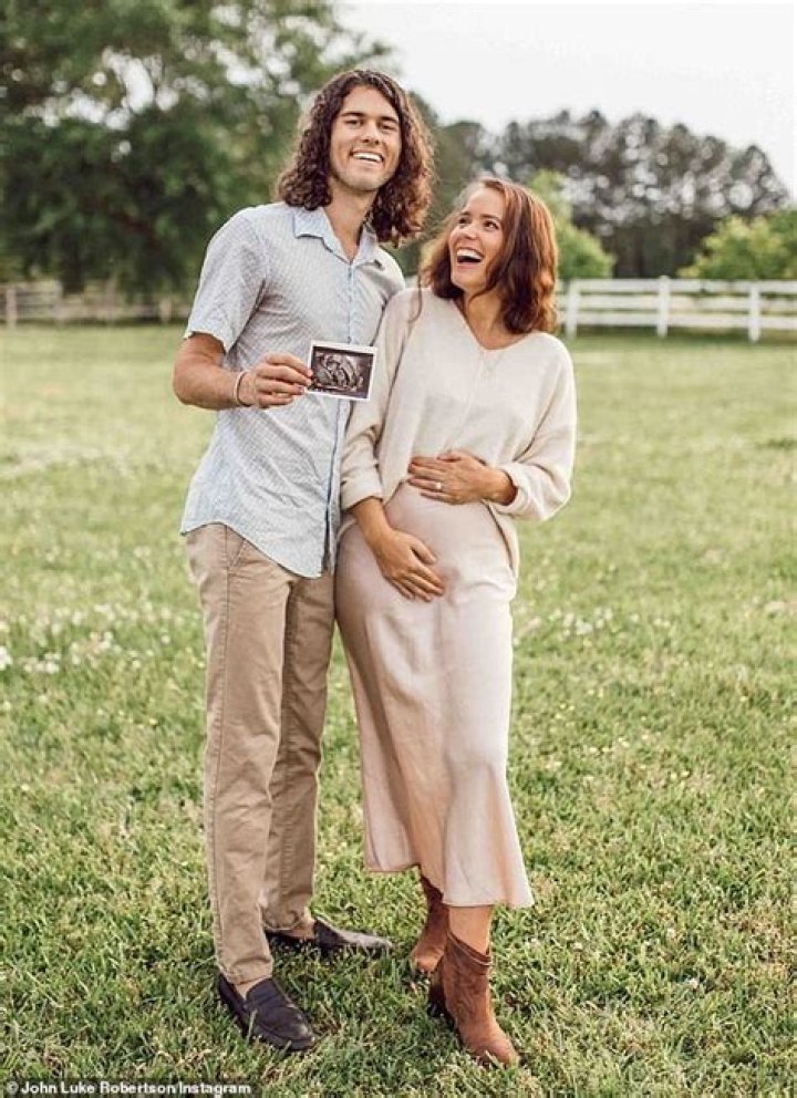 John Luke Robertson and his wife Mary Kate of Duck Dynasty share first