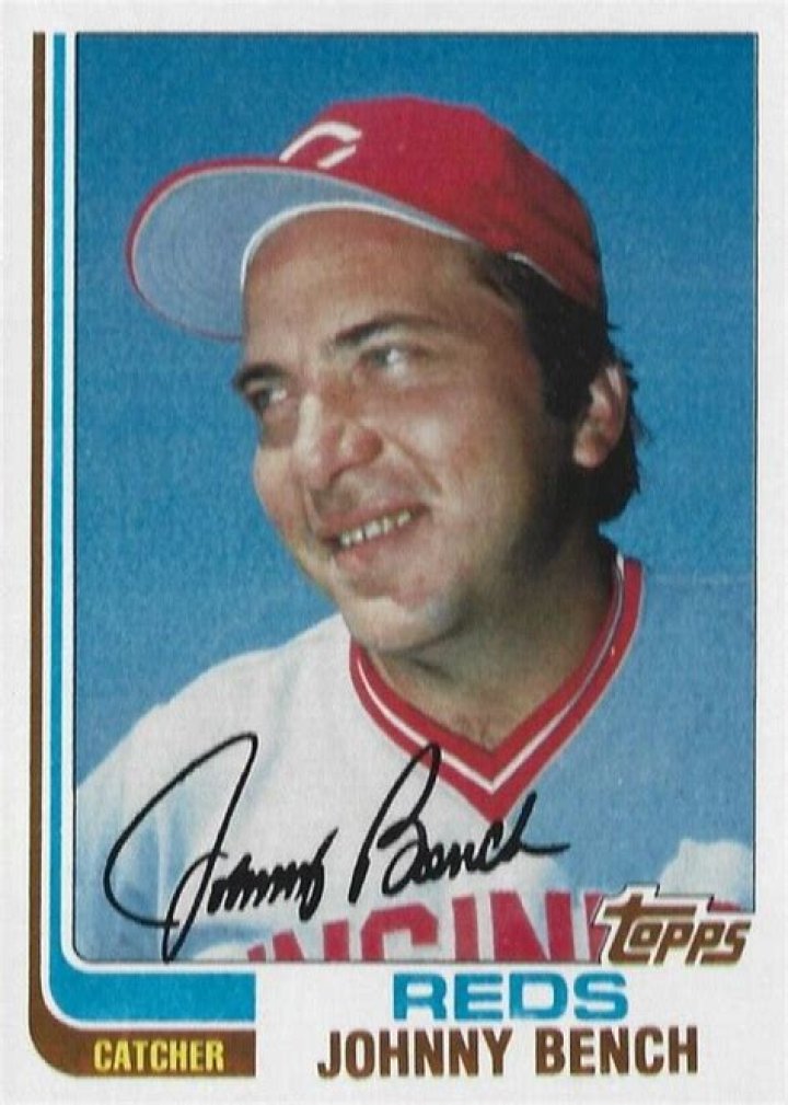 JOHNNY BENCH 1982 TOPPS 400 EX CONDITION Baseball cards, Johnny