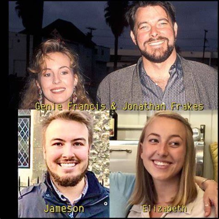 Jonathan Frakes and family Jonathan frakes, Genie francis, Jonathan