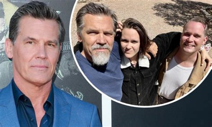 Josh Brolin poses for rare shot with his two adult children in