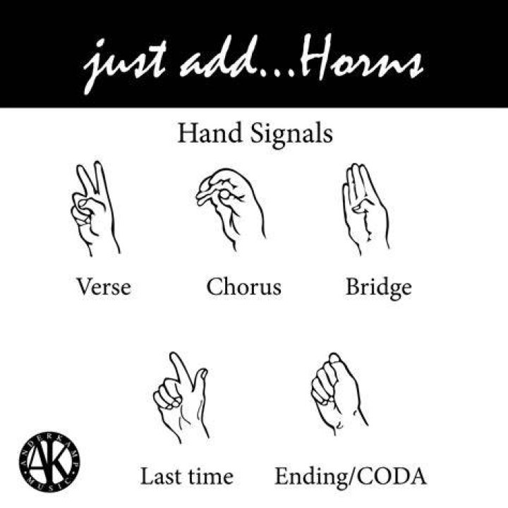 just add…Horns Hand Signals MAKE THIS EASY!!!! AnderKamp Music