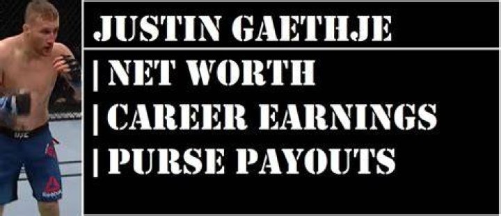 Justin Gaethje Career Earnings, Net Worth and Info MMA Salaries