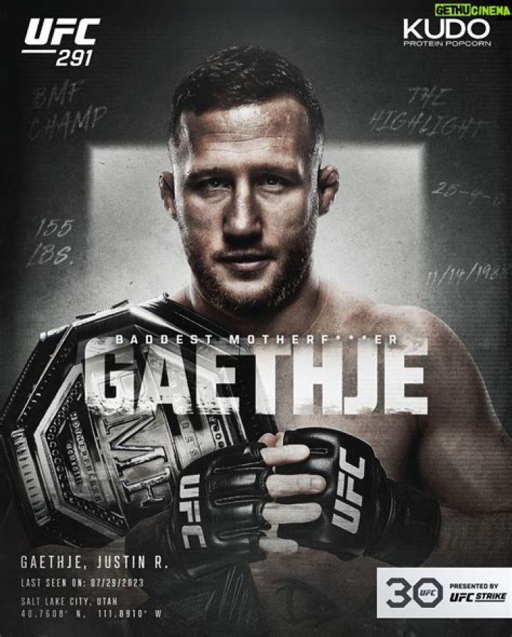 Justin Gaethje Wiki, Biography, Age, Net Worth, Height, Ethnicity
