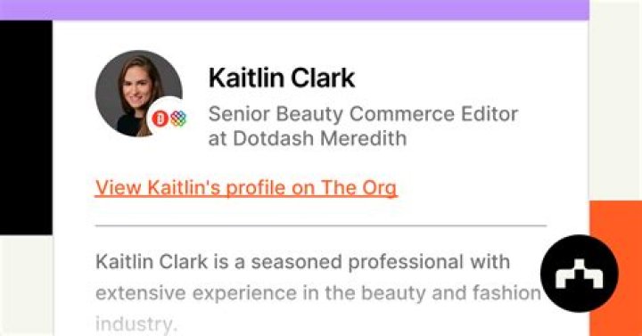 Kaitlin Clark, Senior Beauty Commerce Editor