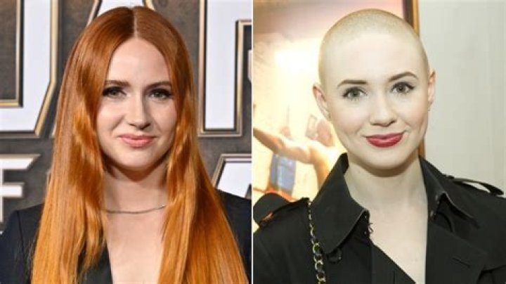 Karen Gillan reveals her bald head at ComicCon after shaving her hair