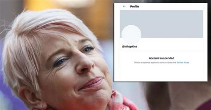 Katie Hopkins permanently banned from Twitter. Twitter clampdown on
