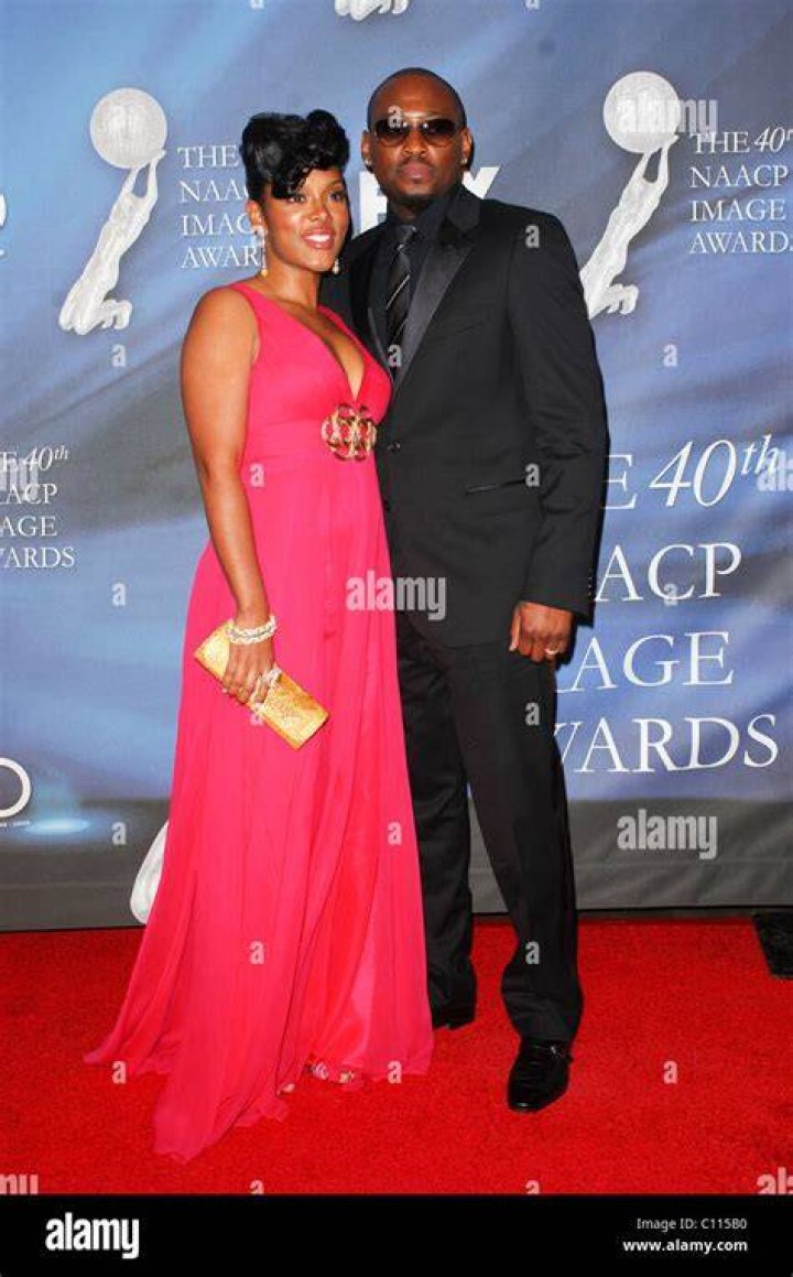 Keisha Spivey And Omar Epps At The 46th NAACP Image Awards