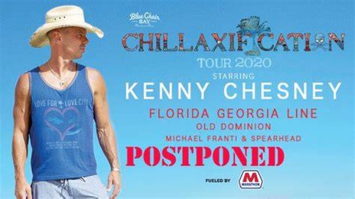 Kenny Chesney tour postponed to 2022