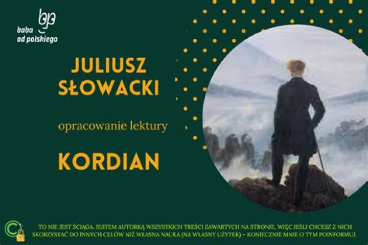 Kordian Juliusz Słowacki AleKlasa