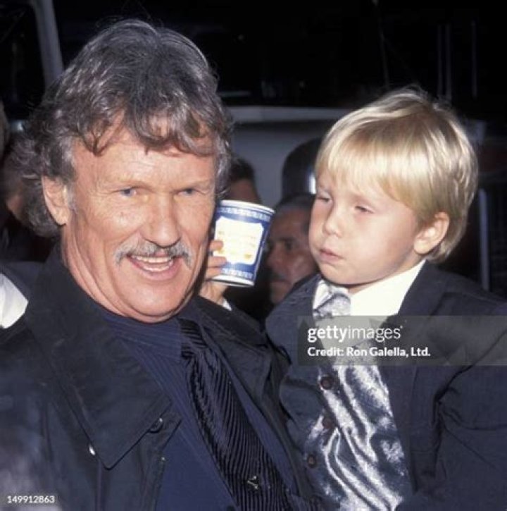 Kris Kristofferson and son Blake Kristofferson attend the taping of