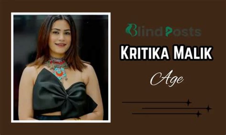 Kritika Malik Age, Wiki, Biography, Height, Family, Husband HD phone