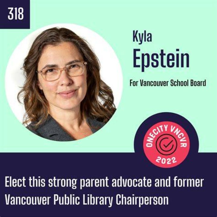 Kyla Epstein OneCity Vancouver candidate for School Board