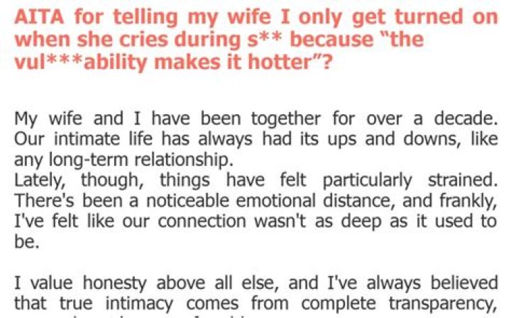 &ldquo;AITA For Telling My Wife My Job Has To Come Before Hers?&rdquo; in 2022