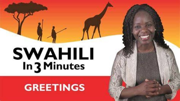 Learn Swahili Swahili in Three Minutes Greetings YouTube