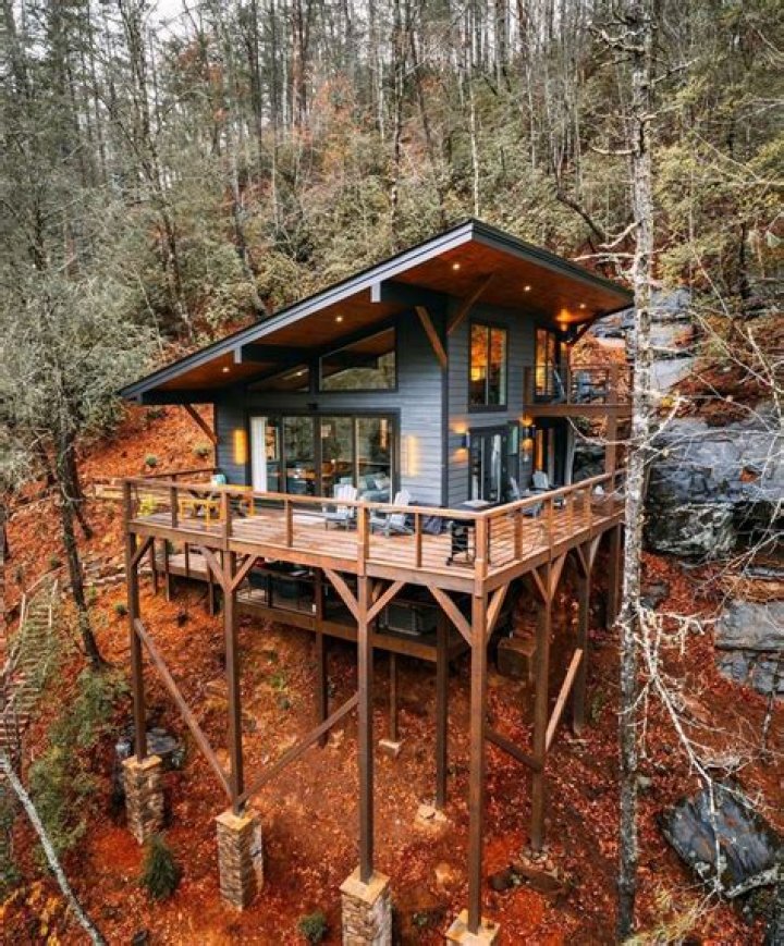 Levi Kelly on Instagram &ldquo;drybrookcabin is a Scandinavian inspired