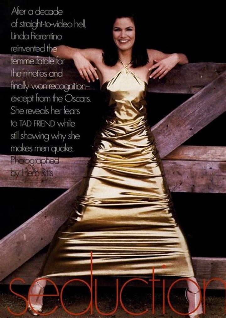 Linda Fiorentino by Herb Ritts Linda fiorentino, Herb ritts, Fashion