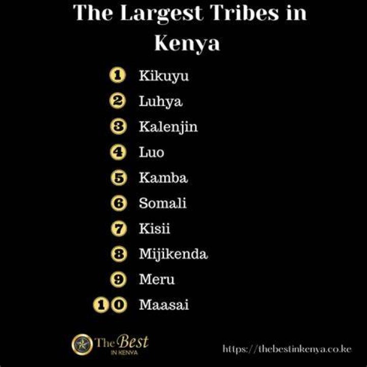 List of Tribes in Kenya in 2019 Tuko.co.ke