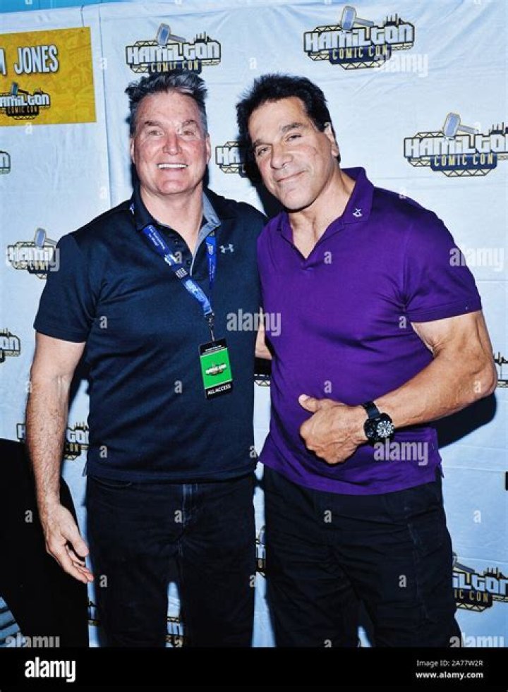 Lou ferrigno and brent ferrigno fotograf&iacute;as e im&aacute;genes de alta