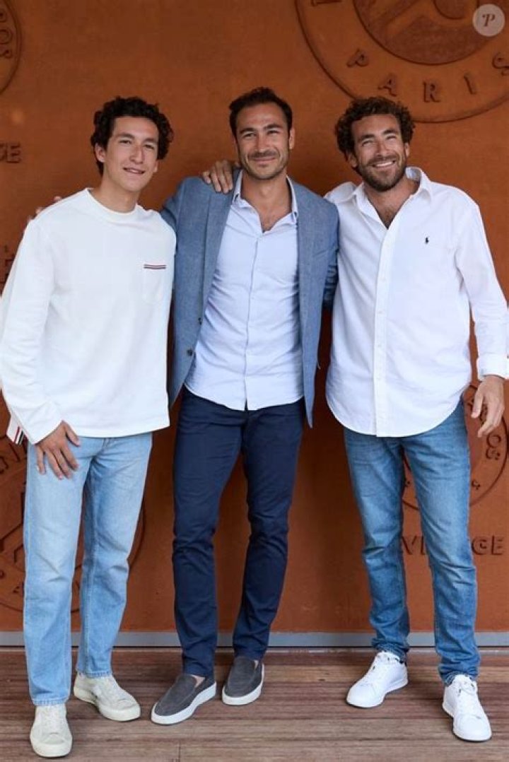 Louis Kretz, Valentin Kretz, Martin Kretz et leur p&egrave;re Olivier Kretz de