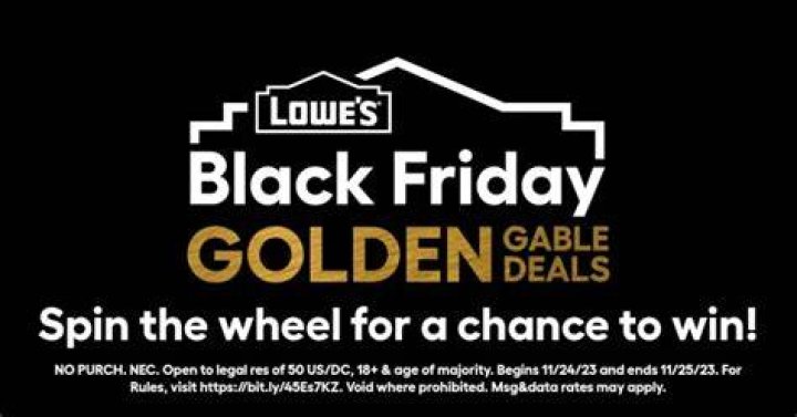 Lowes Golden Gable Spin Instant Win Game 2023 Winzily