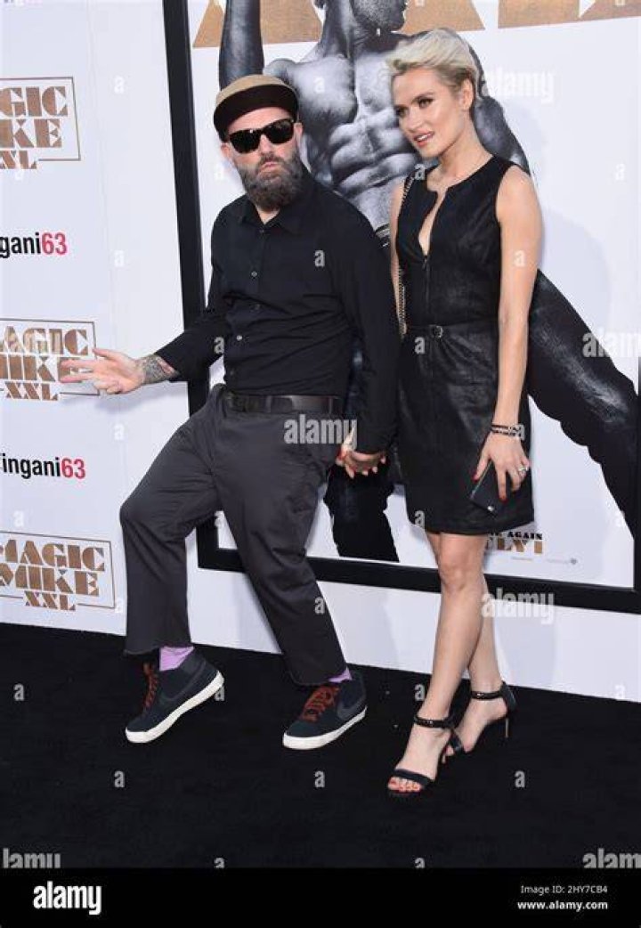 (LR) Fred Durst und Kseniya Beryazina kommen bei der 'Magic Mike XXL