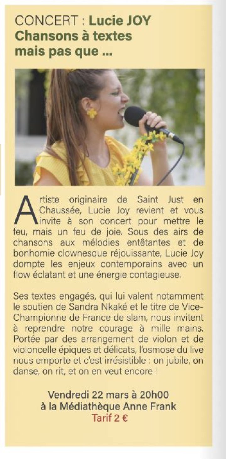 Lucie Joy &agrave; la Guinguette R&eacute;moise Lucie Joy