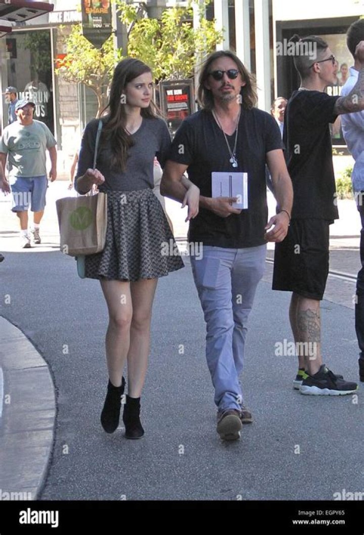 Lukas Haas shopping with his girlfriend at The Grove Featuring Lukas