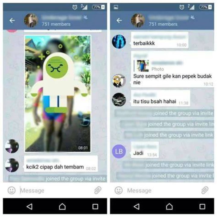 Malaysia Local Paedophile Group On Telegram Exposed By Activist