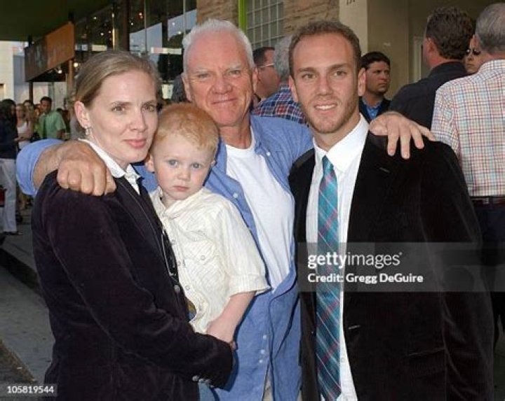 Malcolm McDowell, wife Kelley Kuhr and their son Beckett Taylor spend a