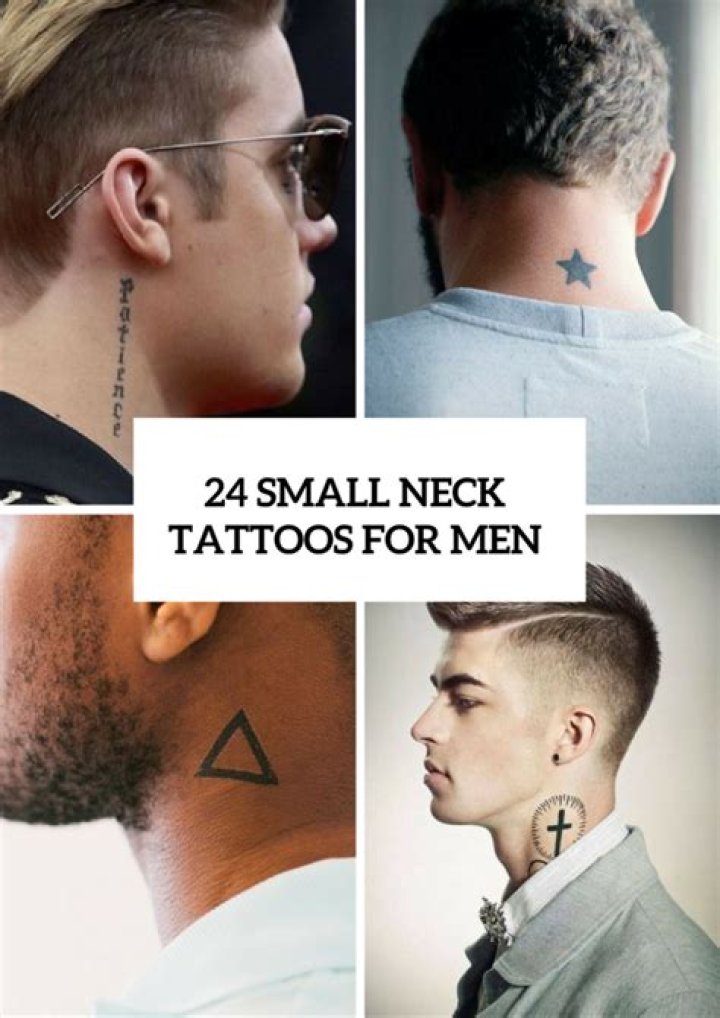 Male Small Side Neck Tattoos For Men Best Tattoo Ideas