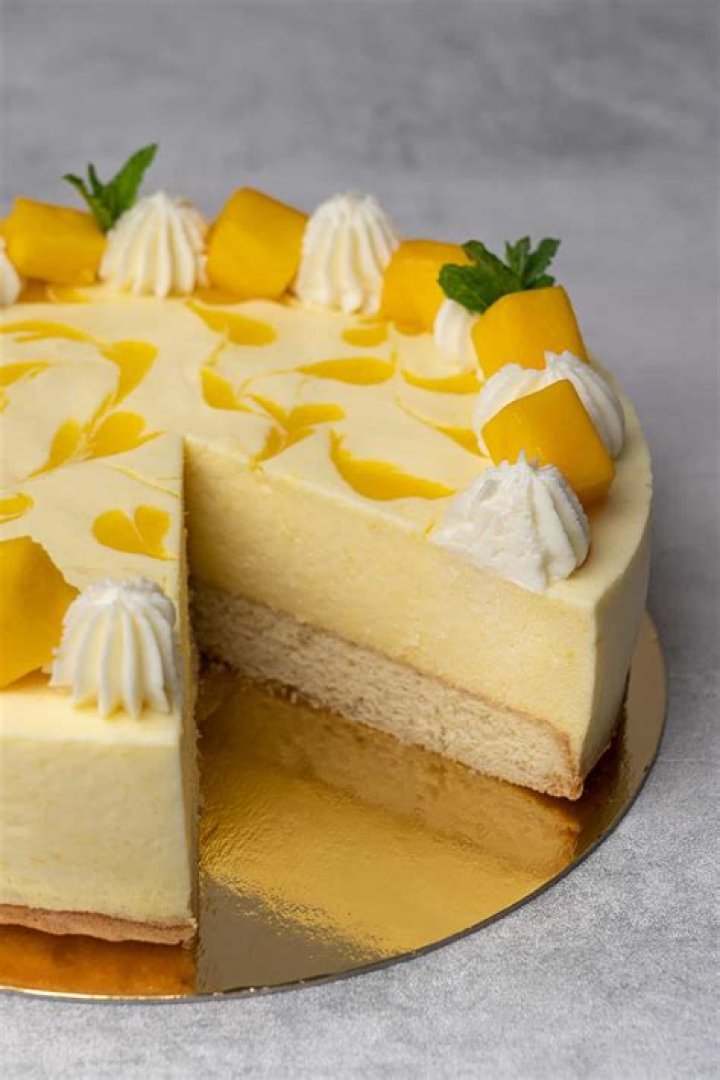 Mango Mousse Cake (VIDEO) Spatula Desserts