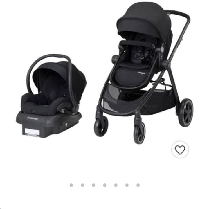 MaxiCosi Zelia 5in1 Modular Travel System, Night Black