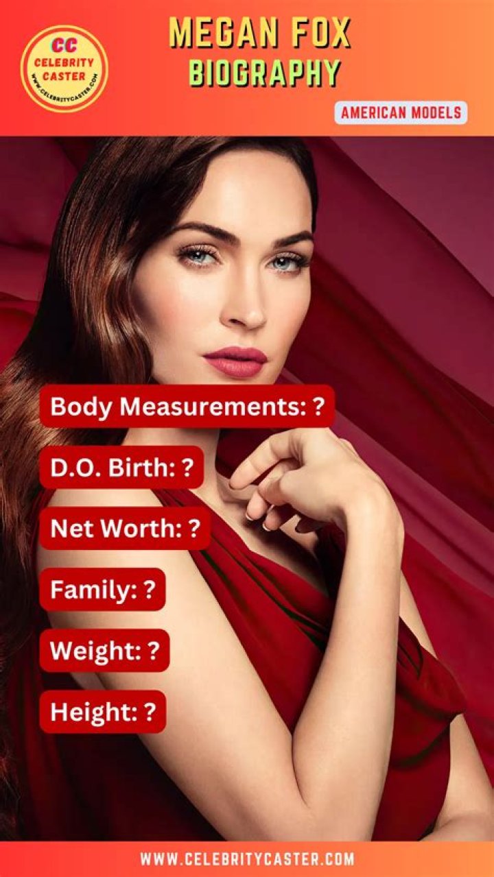Megan Fox Measurements, Biography, Height, Weight and Family My Info