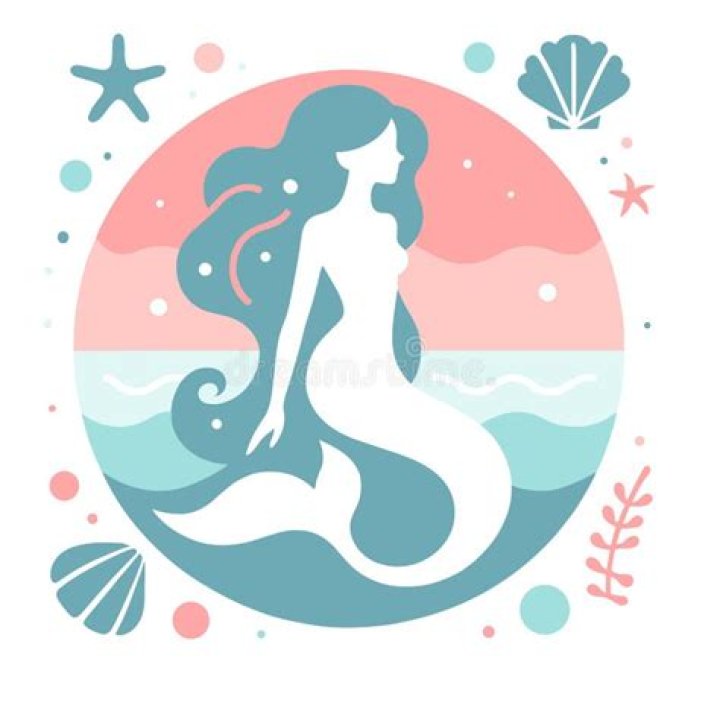 Mermaid pattern.Hawaiian girl vector , SPONSORED, epsanimals