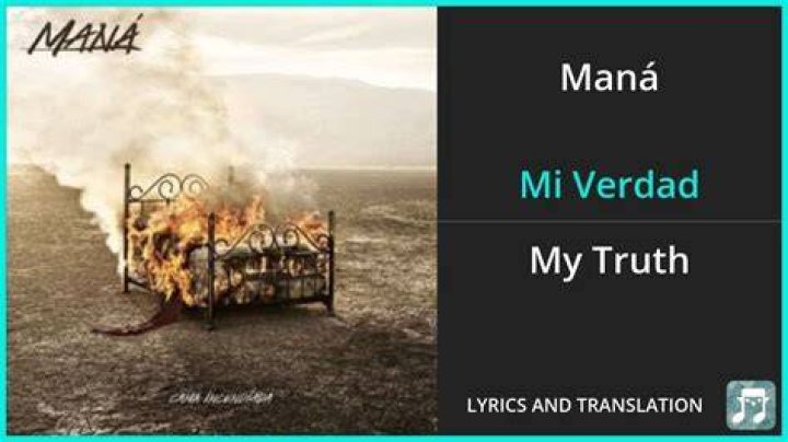 Mi Verdad Lyrics English Translation Man&aacute; Lyrics Gem
