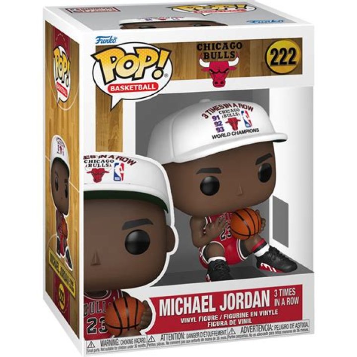MICHAEL JORDAN Bulls Funko POP! Vinyl Action Figure Bobblehead, NBA