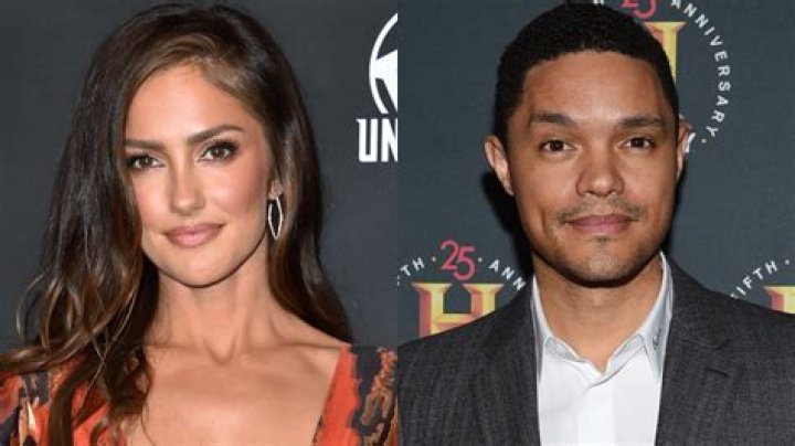 minka kelly and boyfriend trevor noah step out for a stroll with their