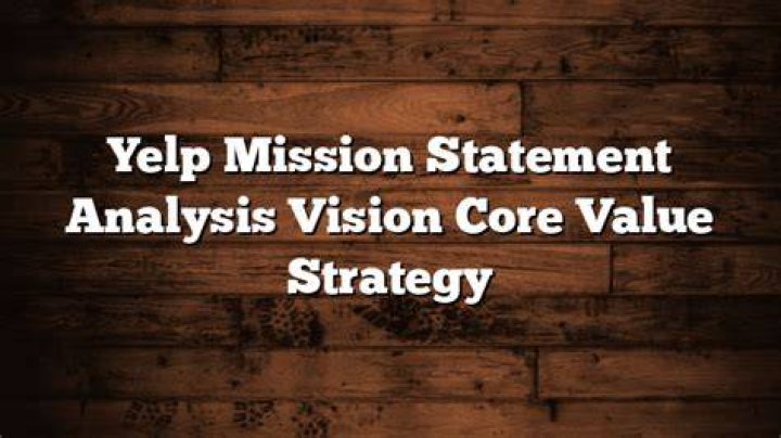 Mission Statement Yelp