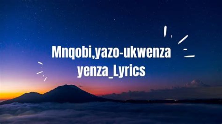 Mnqobi Yazo Lyrics, Songs, and Albums Genius