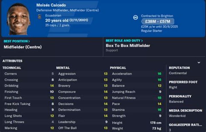 Moises Caicedo 2023 Net Worth, Salary, and Earnings Surprise Sports
